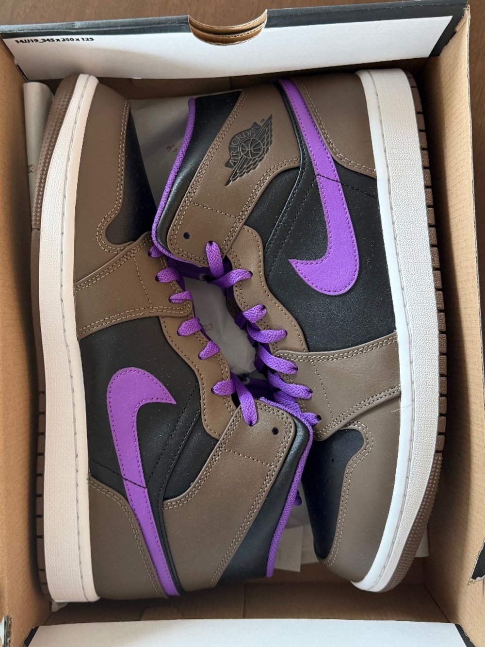 Nike Air Jordan 1 Mid Palomino Wild Berry DQ8426-215 Men’s Size 13 New